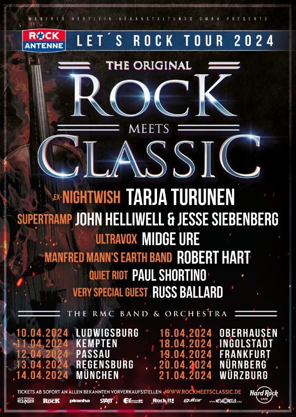 ROCK MEETS CLASSIC Tour 2024 ROCK MUSIC NEWS